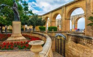 Jardines superiores de Barrakka