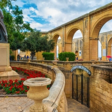 Jardines superiores de Barrakka
